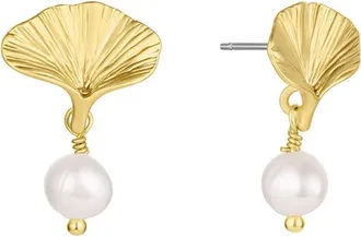 Set & Stones Ellis Pearl Earrings in Gold at Nordstrom
