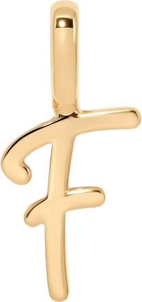 Made by Mary Script Initial Charm Gold Vermeil in Gold Vermeil Initial F at Nordstrom