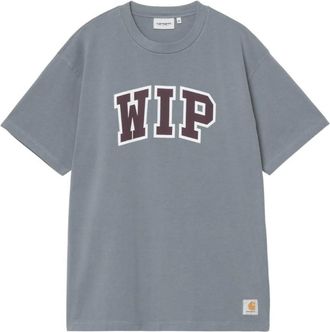 Carhartt Work in Progress Light Blue Logo T-Shirt