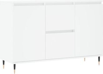 vidaXL Sideboard White 101.5x35x70 cm Engineered Wood vidaXL