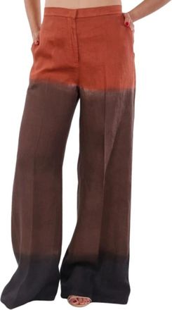 Liviana Conti Broek > Wijde Broek - Dames - Wijde Broeken - Veelkleurig - 2XL - Broeken