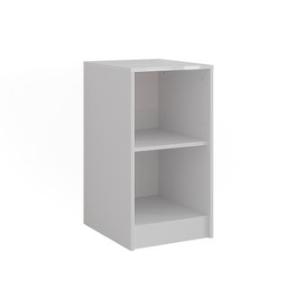 Vicco C&oacute;moda Sherry, Blanco/blanco Alto Brillo, 40.2 X 76 Cm, Vicco