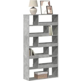 vidaXL Vidaxl - Estanter&iacute;a Madera De Ingenier&iacute;a Gris Hormig&oacute;n 100x33x187,5 Cm