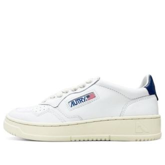 Autry Autry Medalist Low Leather White Black AULM-LL22