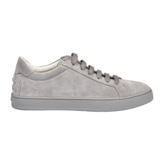 Tod's Tods, Sneakers, male, Gray, Size: 11 US Grey Suede Sneakers with Rubber Sole