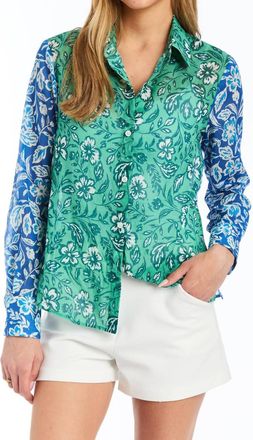 Drew Natalee Blouse In Grass