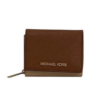 Michael Kors Pre-owned Wallets, female, Brown, Size: ONE SIZE Pre-owned Trifold Wallet