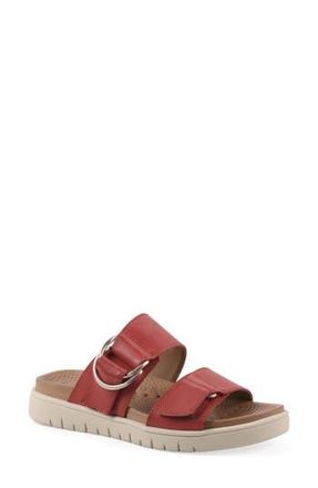 White Mountain Namaste Fom Recovery Slide Sandal in Cruella Red/Burnish/Smooth at Nordstrom Rack, Size 7.5