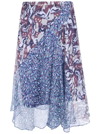 Dries Van Noten Skirt Multicolor Sibanna