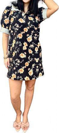 Entro Birdie Mini Dress In Black