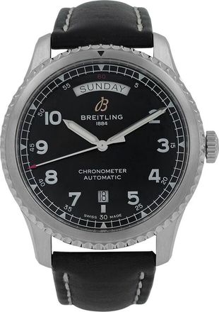 Breitling Pre-owned Breitling Aviator 8 Automatic Chronometer Black Dial Mens Watch A45330