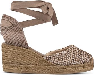 Espadrilles Raffa Yanus Espadrilles - Dames - Sleehakken - Bruin - 37 EU - Schoenen