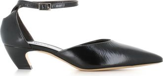 Le Monde Beryl With Heel D&eacute;collet&eacute; - Dames - Pumps - Zwart - 37 EU - Leer - Schoenen