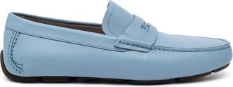 Ferragamo Mens Blue Loafers, US Size 8