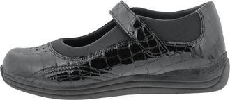 Drew Womens Rose Mary Jane Shoes In Black Croc