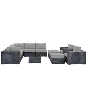 ModWay Summon 10-Piece Outdoor Patio Sunbrella Sectional Set