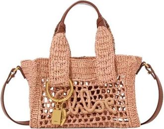 Chlo&eacute; Tassen, Dames, Bruin, ONE Size, Leer, Mini Summer Banana East-West Tote