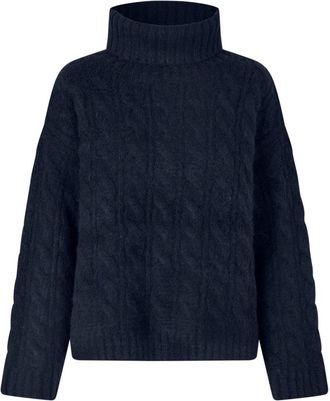 Lollys Laundry Dames, Truien, Blauw, Maat: XL Acryl