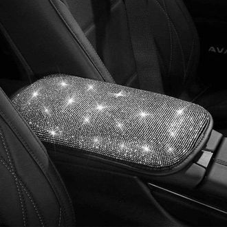 OEM Embellecedor De Consola Central En Forma De Diamante Con Coj&iacute;n Reposabrazos De Cristal Brillante Para Damas