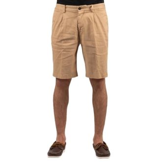 Hindustrie Casual Shorts, male, Brown, Size: XL Ischia Bermuda
