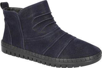 Easy Street Womens Easy Street Dublin Boots Navy Round Toe Ankle Bootie HAWK2653