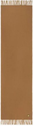 Maison Kitsun&eacute; Fox Motif wollen gebreide sjaal - Heren - Wintersjaals - Bruin - ONE Size - Wol - Accessoires