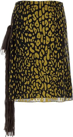 Ferragamo Expressobrasswood Gonne Skirt