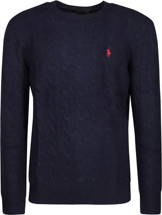 Polo Ralph Lauren Stijlvolle Gebreide Trui - Heren - Ronde hals truien - Blauw - S - Truien & Vesten