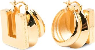 Elisabetta Franchi Stacked-effect Geometric Earrings