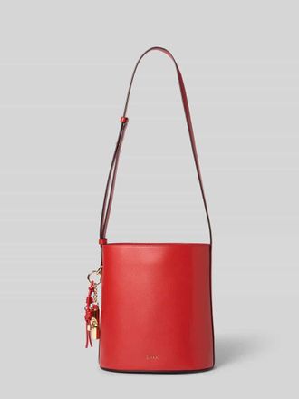 Furla Bucket Bag mit Logo-Applikation Modell Roxie in Rot, Gr&ouml;&szlig;e 1