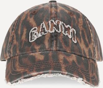 Ganni Ocelot leopard Cap Female UNI