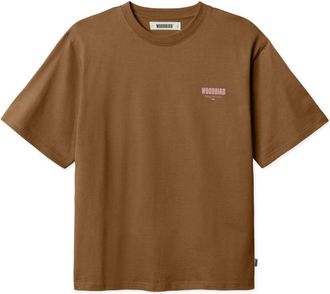 Woodbird Heren, Tops, Bruin, Maat: L Katoen