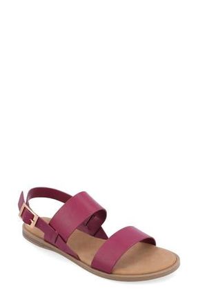 Journee Collection Lavine Sandal - Wide Width in Raspberry at Nordstrom Rack, Size 7.5