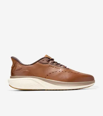 Cole Haan Mens &Oslash;riginal Grand Neoarc Quick-On Wingtip Oxford Shoes - Brown Size 10.5