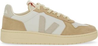 Veja Beige Logo Sneakers