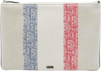 Dior Pre-owned Canvas dior-bags - Dames - Vintage Clutch - Beige - ONE Size - Vintage