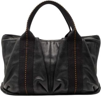 Herm&egrave;s Pre-owned Caravan Horizontal PM - Dames - Vintage Handtas - Zwart - ONE Size - Leer - Vintage