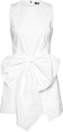Rotate Bright White Bow Dress