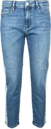 Love Moschino Slim-fit Jeans, female, Blue, Size: W30 Stylish Jeans with Cotton Blend