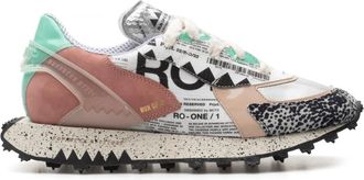 RUN OF Sneakers Ro-1 Wonder W - Dames - Sneakers - Veelkleurig - 36 EU - Katoen - Schoenen