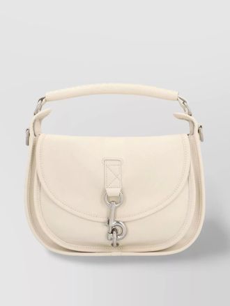 Burberry b clip small leather shoulder bag