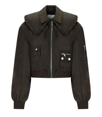 Ganni BOMBER MARRONE GANNI