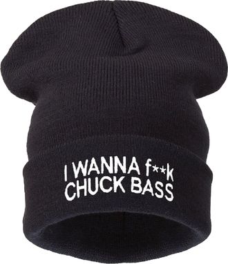 4sold BEANIE I WANA F--C CHUCK BASS
