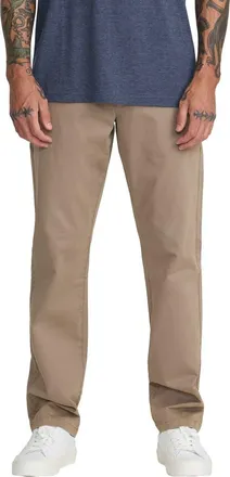 Rvca Weekend Washed Chino Pants in Dark Khaki at Nordstrom, Size 29