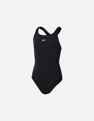 Speedo Womens Speedo Womens/Ladies Medalist Eco Endurance+ One Piece Swimsuit - Black - Size: 18 uk