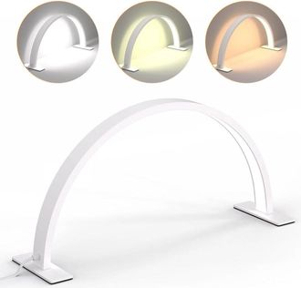 Trade Shop Trade Shop Traesio - Trade Shop - Luce A Mezza Luna Per Scrivania Lampada Lunare A Led Per Unghie Trucco Estetista