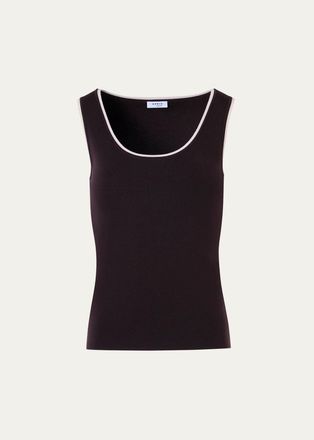 Akris Merino Wool Knit Tank Top