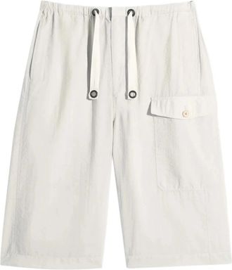 Christophe Lemaire Cargo Easy Shorts - Heren - Korte Broeken - Beige - L - Katoen - Korte Broeken