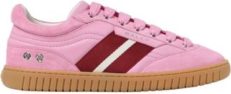 Bally Palmy Leather Low-Top Sneakers