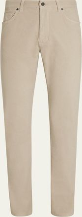 Ermenegildo Zegna Mens City Fit Stretch Gabardine 5-Pocket Pants